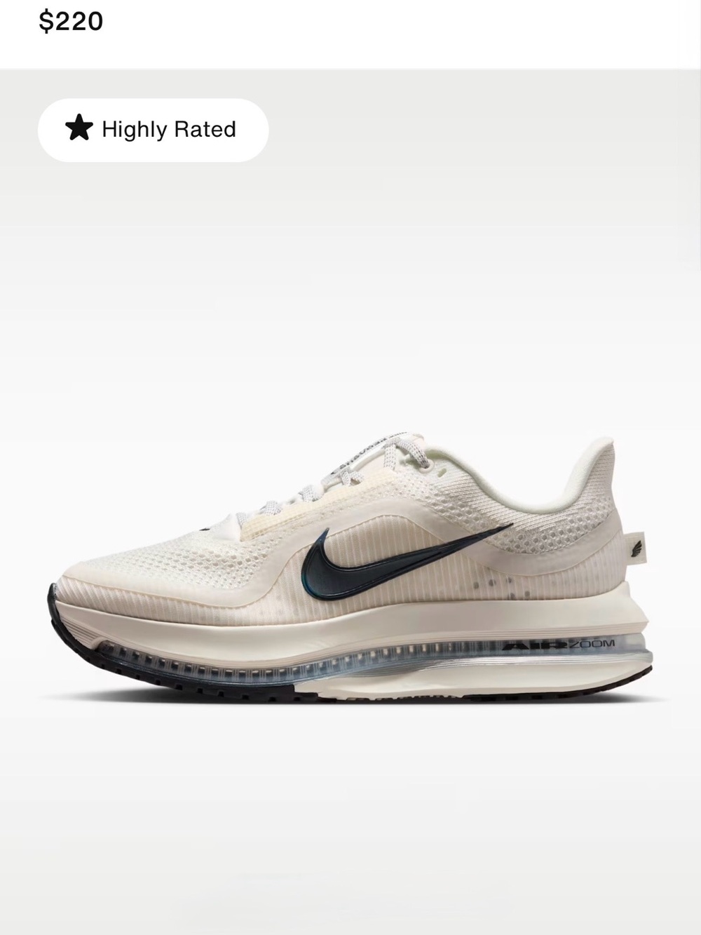 Nike Pegasus Premium (Sail Off Noir) Women's Road Running Shoes HQ2593-106